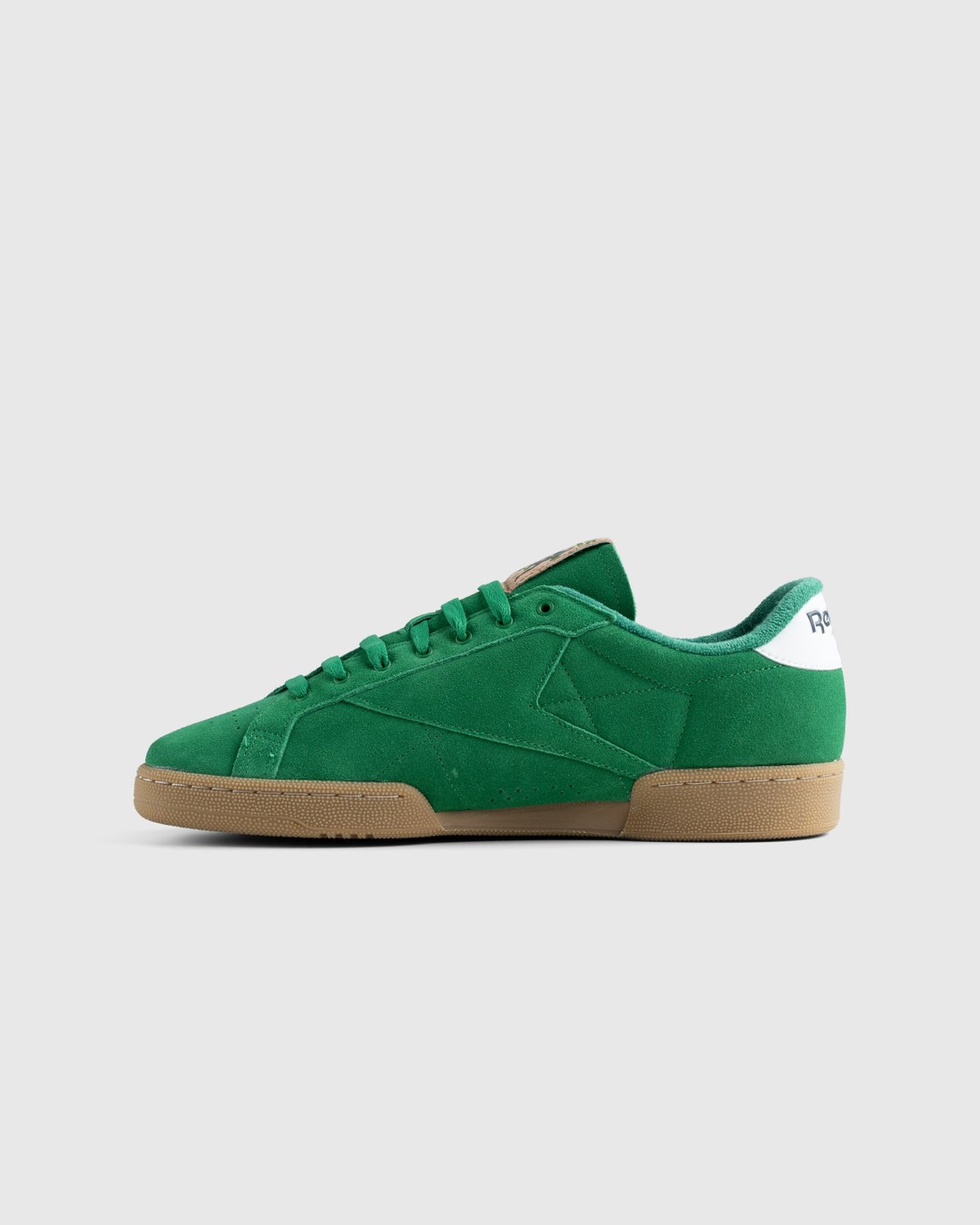 Reebok classic green suede store